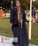 مانتو جین کاغذی نارنج / 09197291697